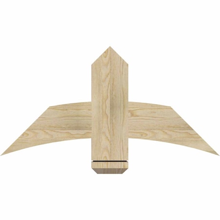 Ekena Millwork Bellingham Rough Sawn Timber Gable Bracket, Douglas Fir, 36"W x 18"H x 2"D x 6"F, 12/12 Pitch GBW036X18X0206BEL00RDF